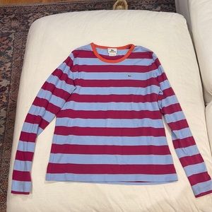 LACOSTE - Striped long sleeve shirt - Size 46